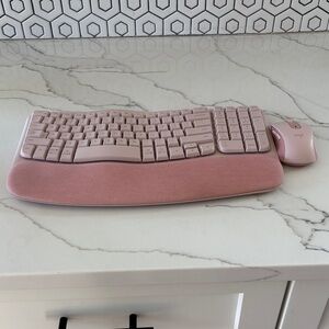 Logitech Rose Wireless Keyboard and Mouse Combo